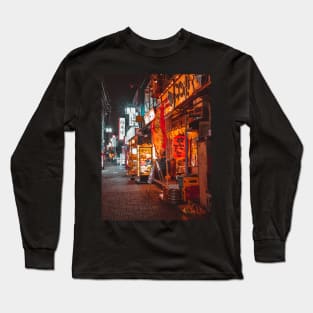 Warmth of Neon Tokyo Long Sleeve T-Shirt